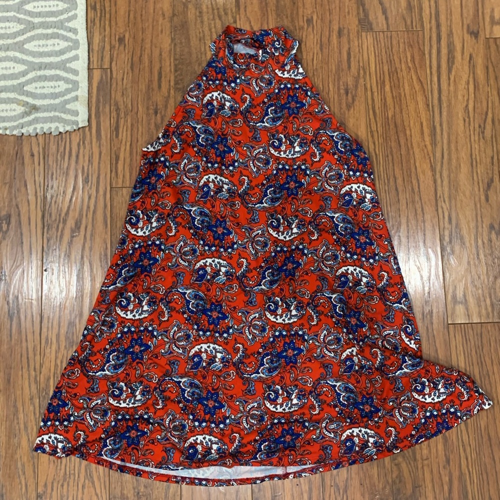 High neck Women dress
